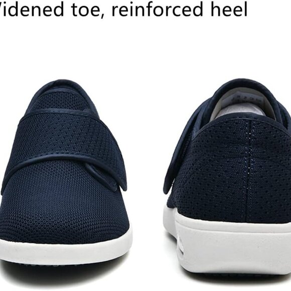 Women’s Breathable Wide Width Diabetic Shoes Lightweight Memory Foam Sneakers - Picture 6 of 6